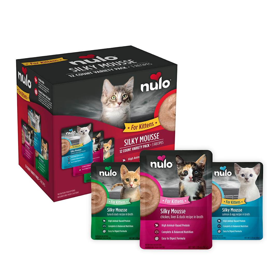 Nulo's new kitten line reflects the company's high-protein, low-carb dietary philosophy.