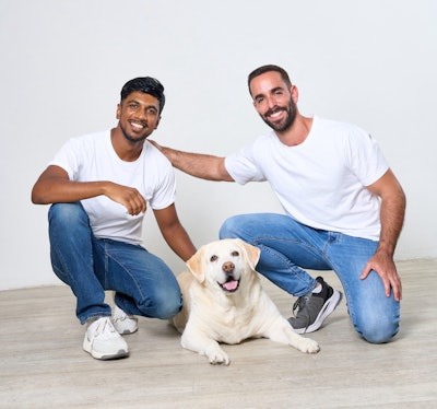 Omni's co-founders: former finance executive Shiv Sivakumar and veterinarian Dr. Guy Sandelowsky.