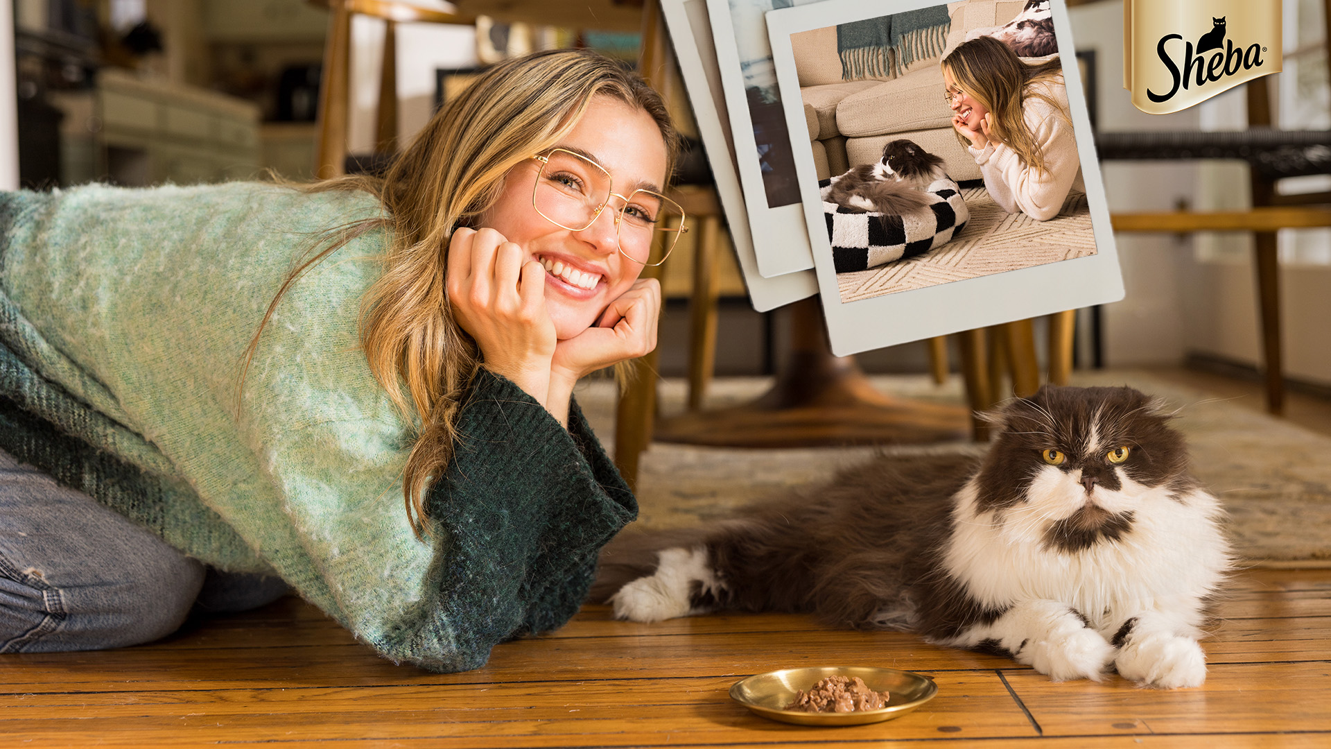 Actress Haley Lu Richardson has partnered with the Sheba brand to help cat parents win over their feline's affection as part of its latest campaign.
