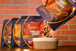 Zignature Freeze-Dried Entrées will be available at local pet retailers and online across North America beginning Spring 2026.