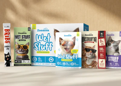 Zoomies is offering a 'cat-first portfolio' complemented by pet food products for dogs.