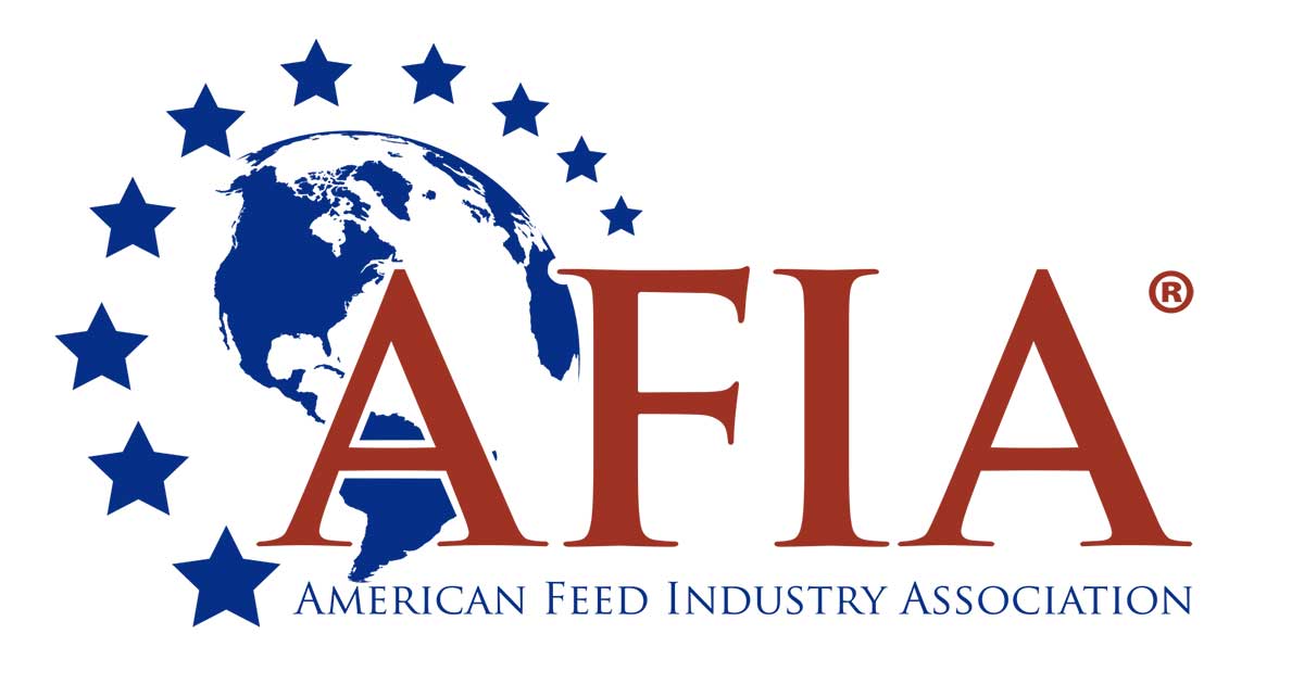 AFIA American Feed Industry Association logo with globe and stars