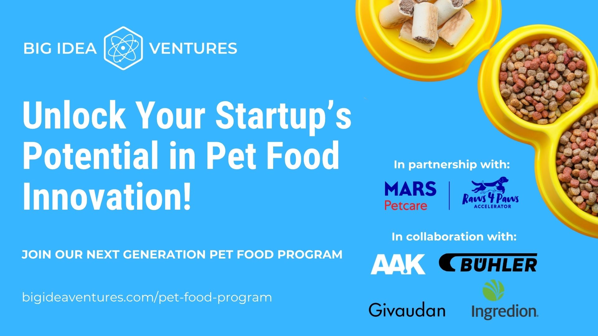 Big Idea Ventures Pet Food Program