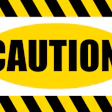 Caution Hazard Sign