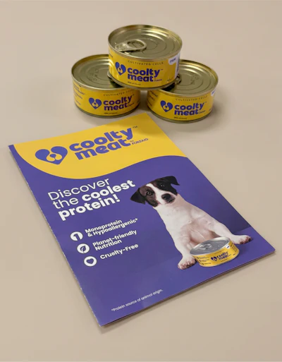 Coolty Meat has introduced a complete dog food containing 26% cultivated meat supplied by BeneMeat.