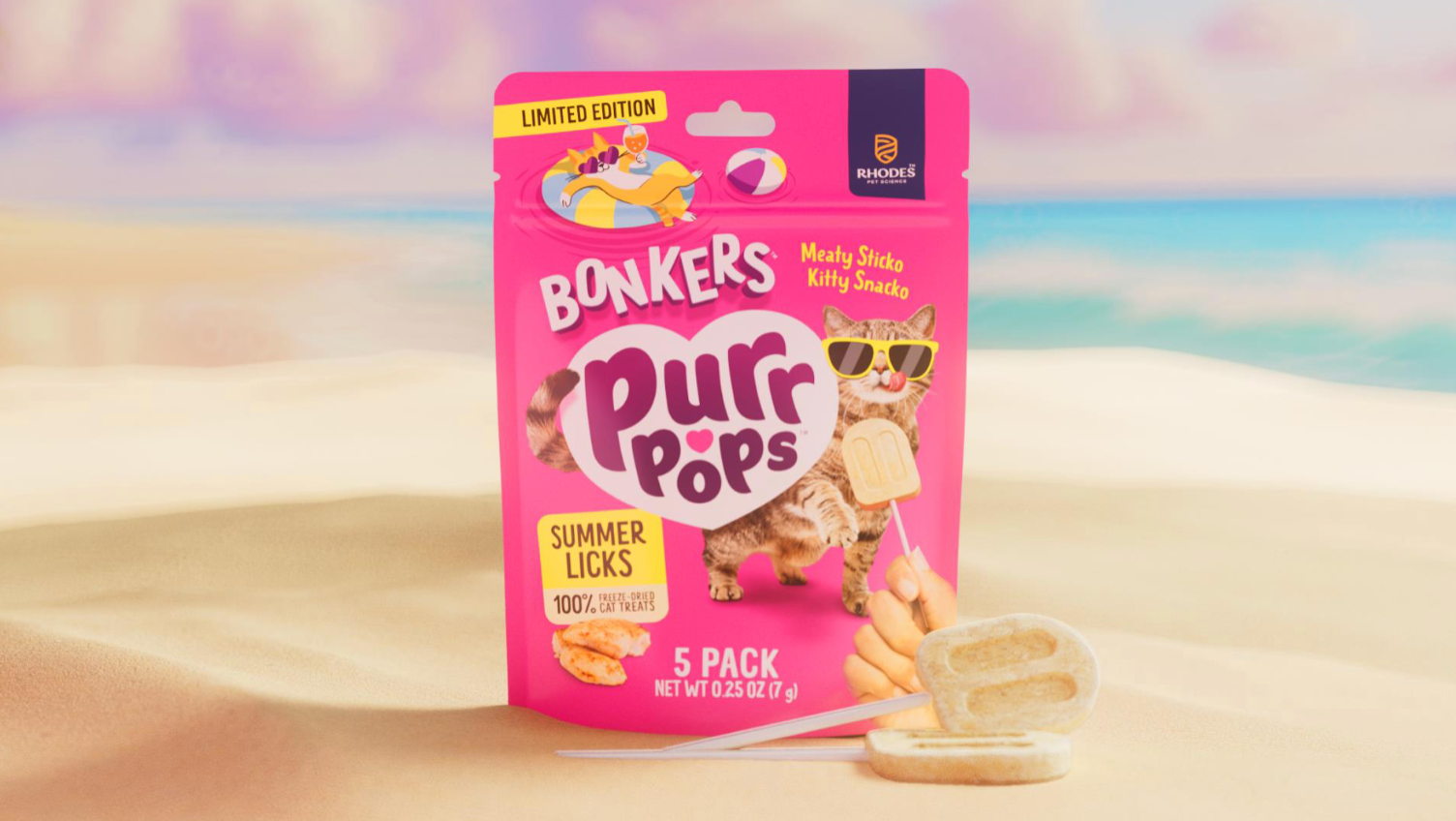 Bonkers Summer Licks Cat Treats