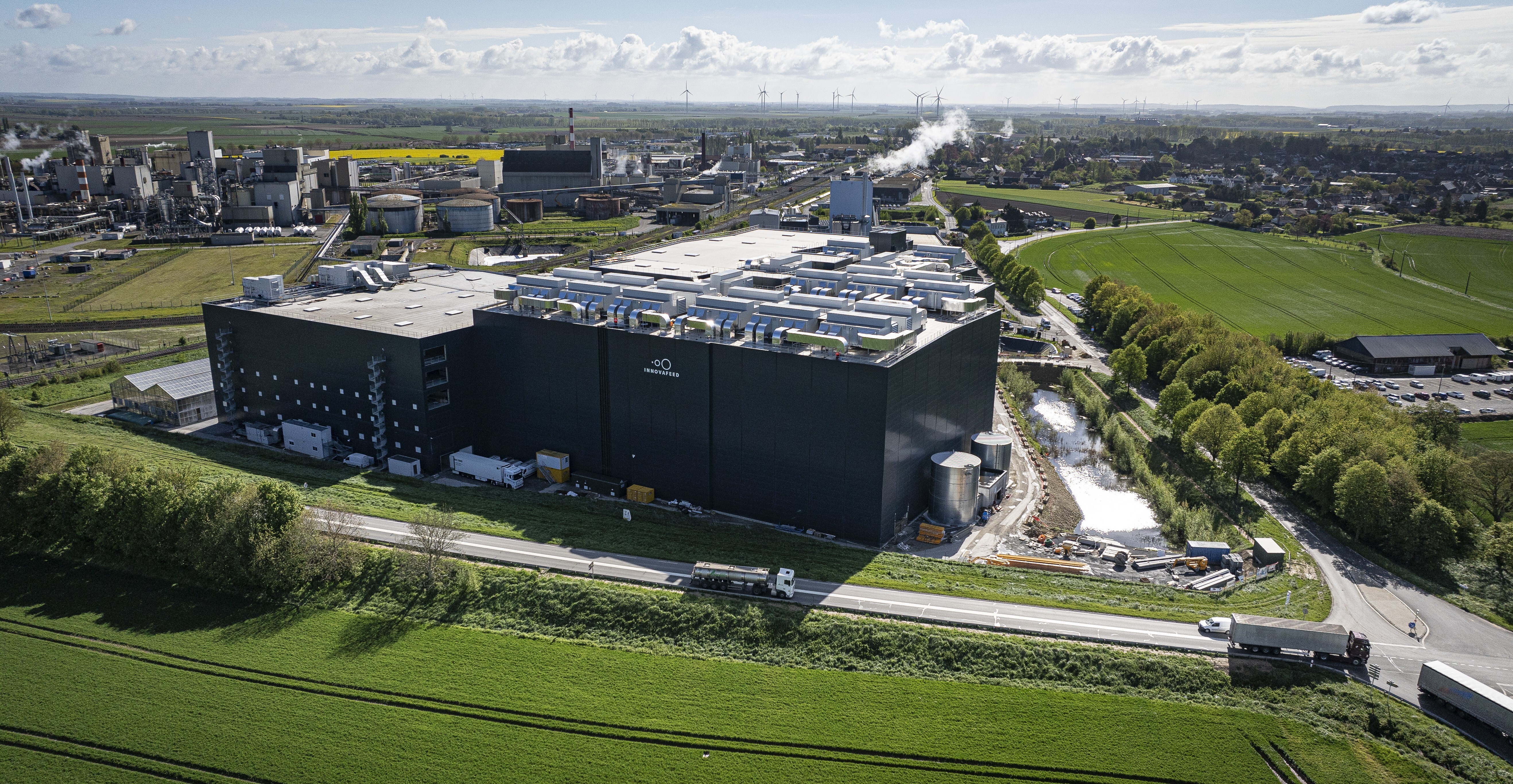 Innovafeed's production facility in Nesle, France.