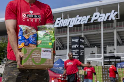 The annual Purina Cares Day spans a quarter of a century and focuses on supporting pet welfare agencies, foodbanks, service and therapy dog organizations, nonprofits that serve pets and people in crisis, and projects that revitalize communities.