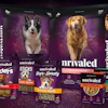 Unrivaled's product line includes eight dry foods, four human-grade wet food recipes packaged in recyclable Tetra Pak cartons, and eight treat varieties.