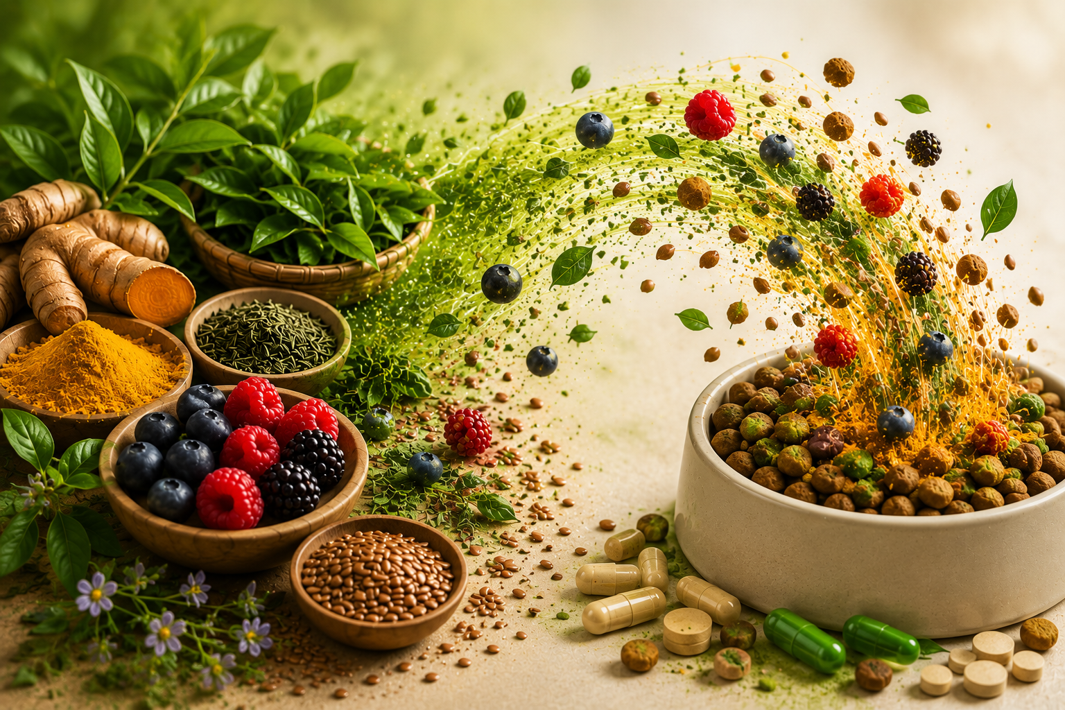 A doctor of veterinary science and medicine is encouraging the use of phytonutrients in pet diets for their healing benefits.