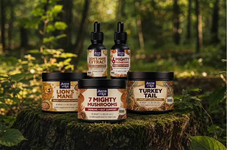 The new products are made with organic, whole-mushroom ingredients sourced from a California-based company that cultivates and processes functional mushrooms domestically.