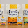 The reformulated cat recipes include prebiotics, postbiotics, psyllium husk, apple and Mojave yucca.