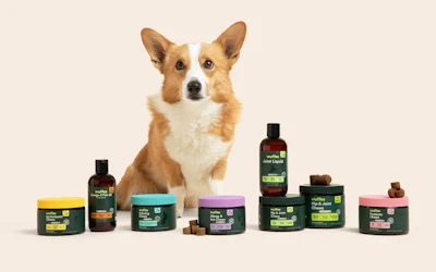 Wuffes Corgi With Product Line