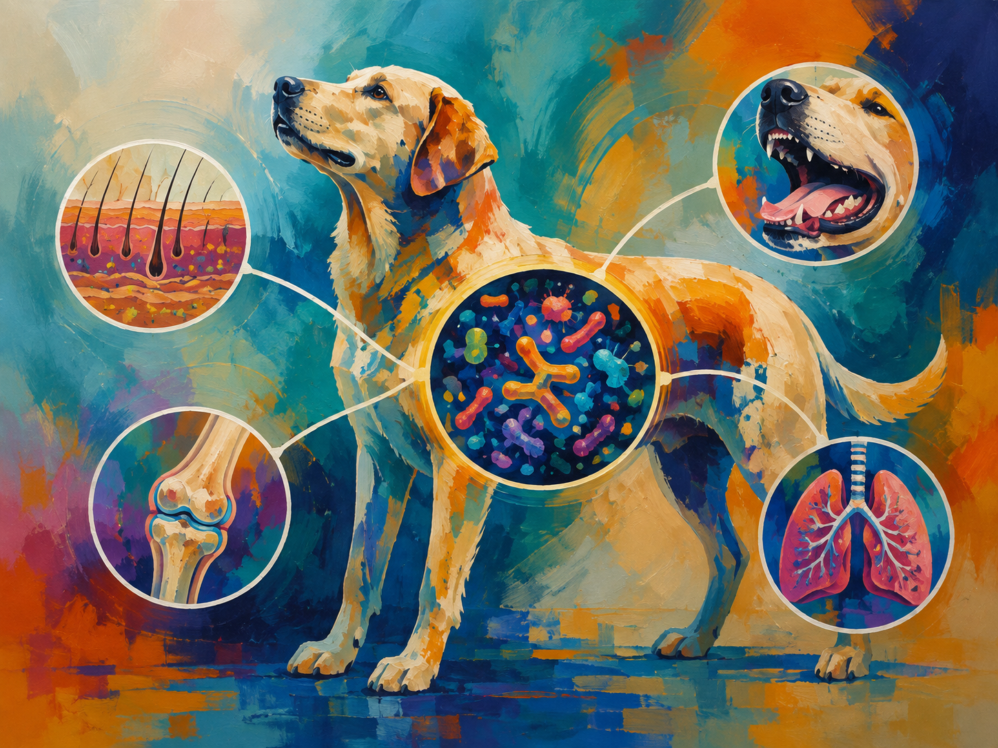 Canine Microbiome Tim Wall Dall E