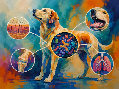 Canine Microbiome Tim Wall Dall E