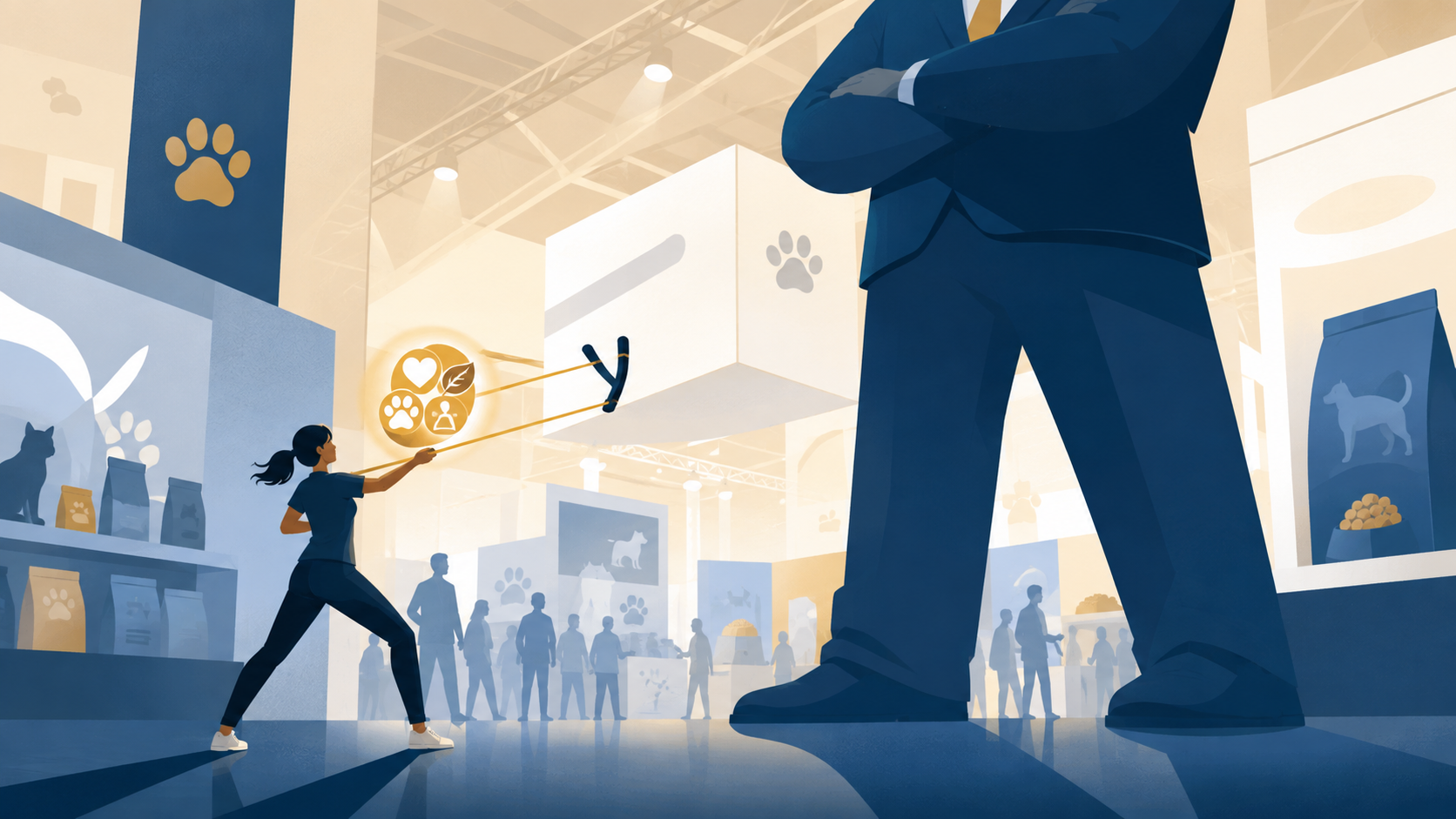 David Yaskulka analyzes how emerging challenger brands deploy the FBMO (First, Best, Most, Only) framework to win market share on a trade show floor.