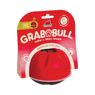 Grab-A-Bull is built to support a variety of regularly sized bully sticks and chews.