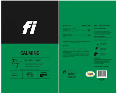 Fi Calming Supplement Recall
