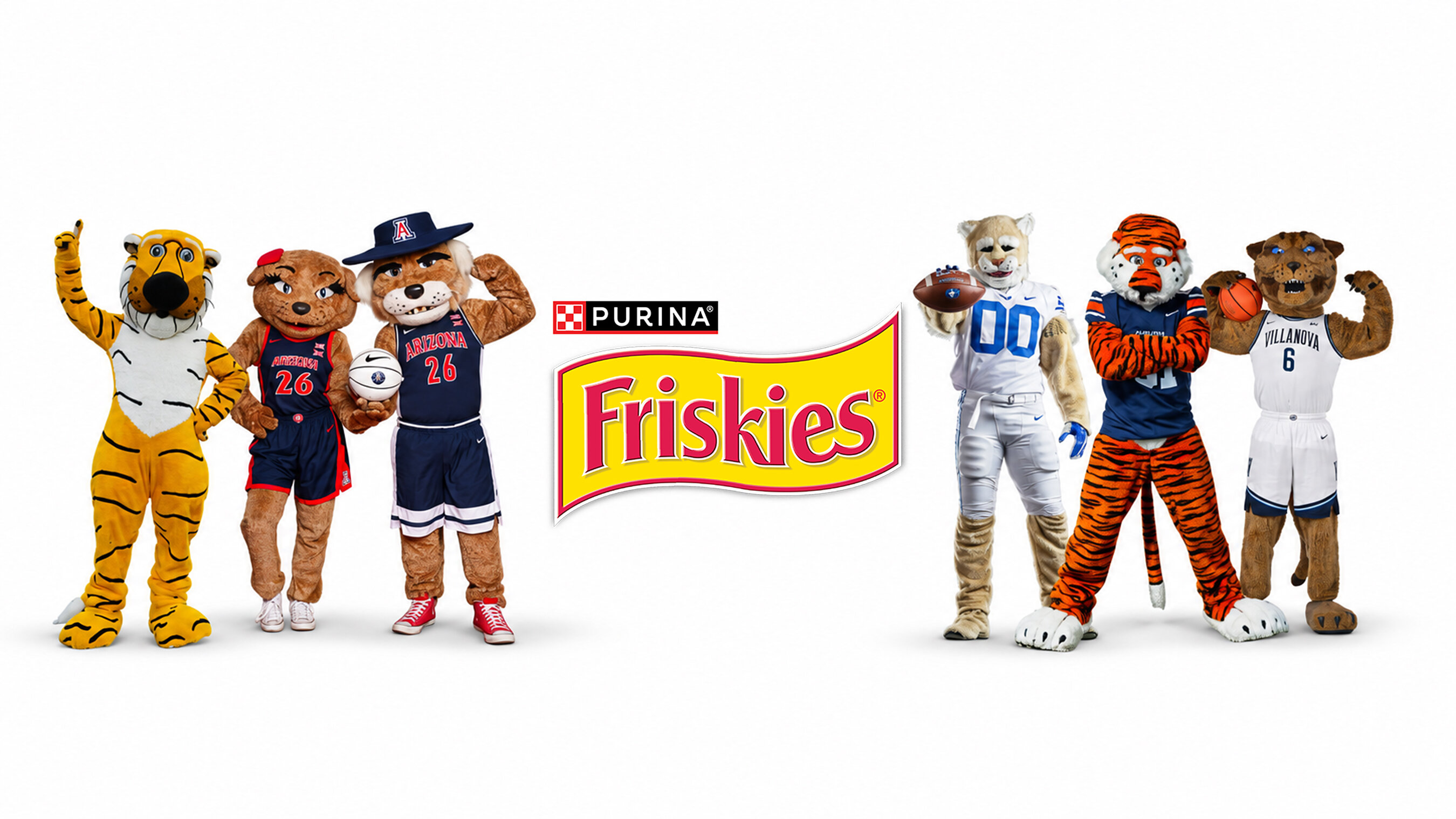 Friskies Signs College Cat Mascots