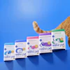 Native Pet cat supplement product line including Probiotic, Calm, Hairball, Multivitamin, and Immune formulas displayed with an orange cat