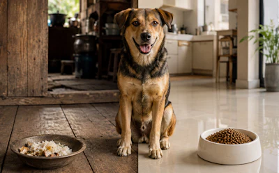 In Southeast Asia, affordable kibble lines are winning over working-class families, who increasingly see a shelf-stable bag as less wasteful and more convenient than cooking scraps.