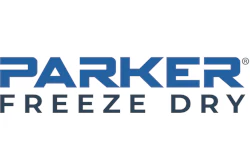 Parker Freeze Dry logo in blue with registered trademark symbol